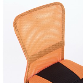 Кресло компактное BRABIX Smart MG-313 (черный, оранжевый) в Великом Новгороде - velikij-novgorod.katalogmebeli.com | фото 4